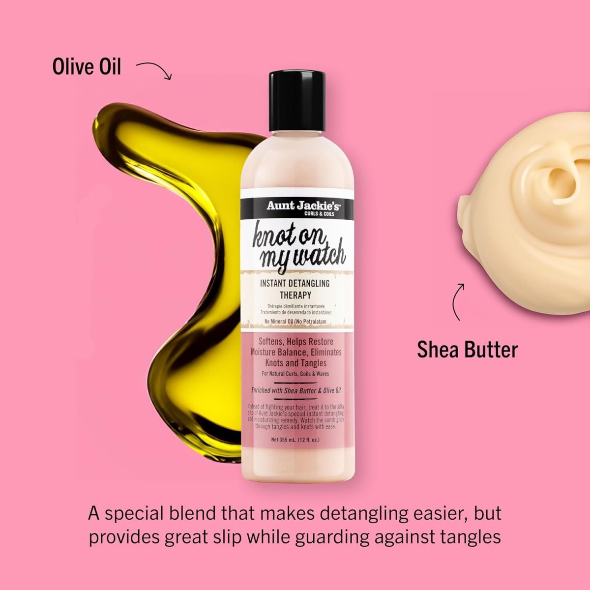 AUNT JACKIE'S CURLS AND COILS_Knot On My Watch Instant Detangling Therapy_Cosmetic World