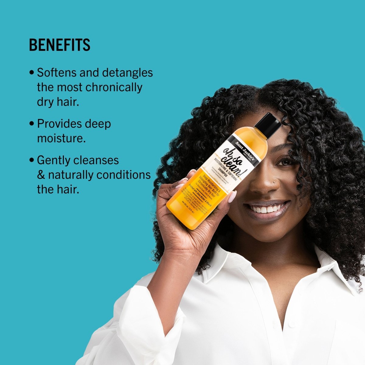 AUNT JACKIE'S CURLS AND COILS_Oh So Clean! Moisturizing & Softening Shampoo_Cosmetic World