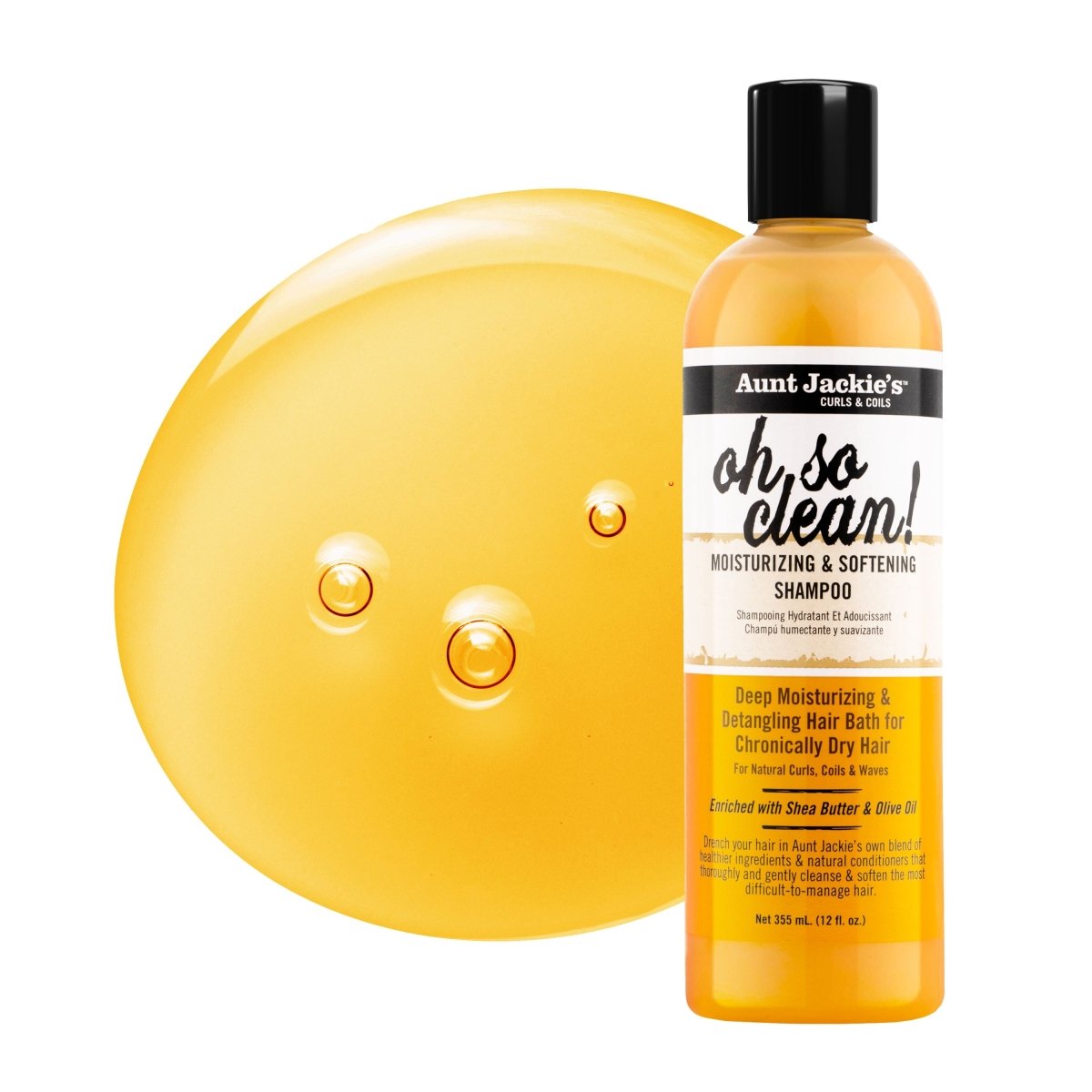 AUNT JACKIE'S CURLS AND COILS_Oh So Clean! Moisturizing & Softening Shampoo_Cosmetic World