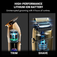 Thumbnail for BabyLissPro_Gold Trimmer & Double-Foil Shaver Set – Limited Edition_Cosmetic World