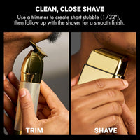 Thumbnail for BabyLissPro_Gold Trimmer & Double-Foil Shaver Set – Limited Edition_Cosmetic World