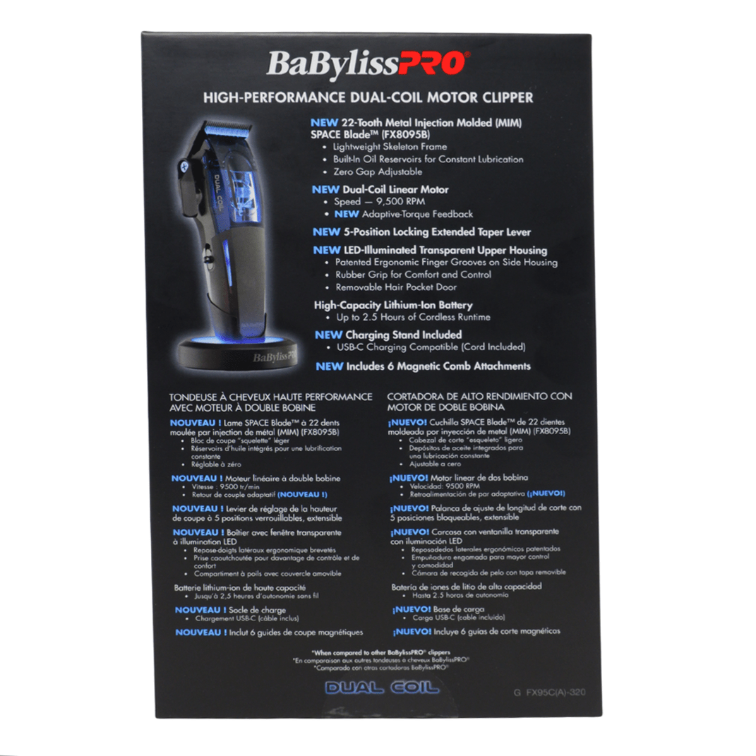BabyLissPro_High Performance Dual - Coil Motor Clipper_Cosmetic World