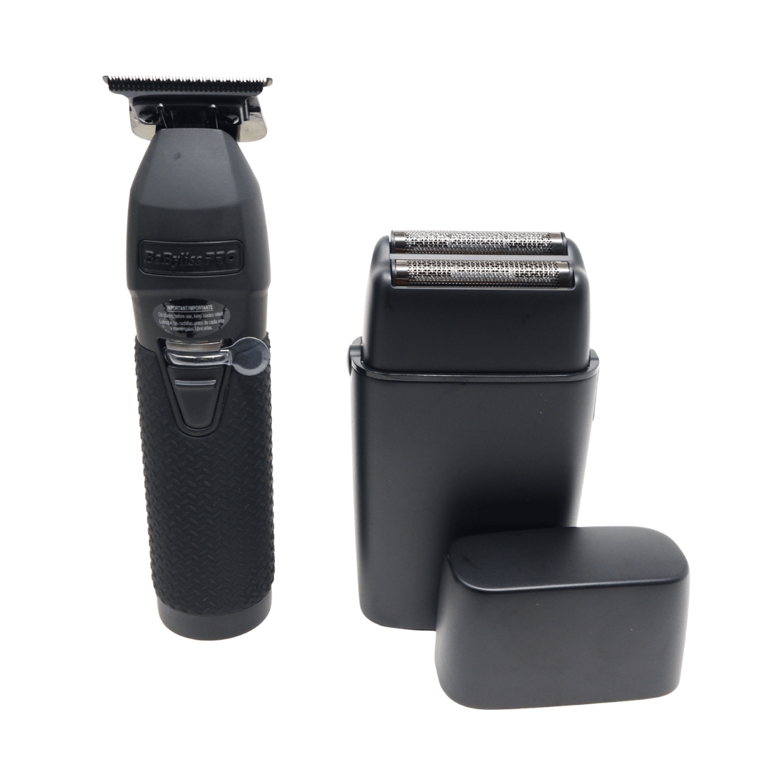 BabyLissPro_Matte Black Trimmer & Double Foil Shaver Set_Cosmetic World