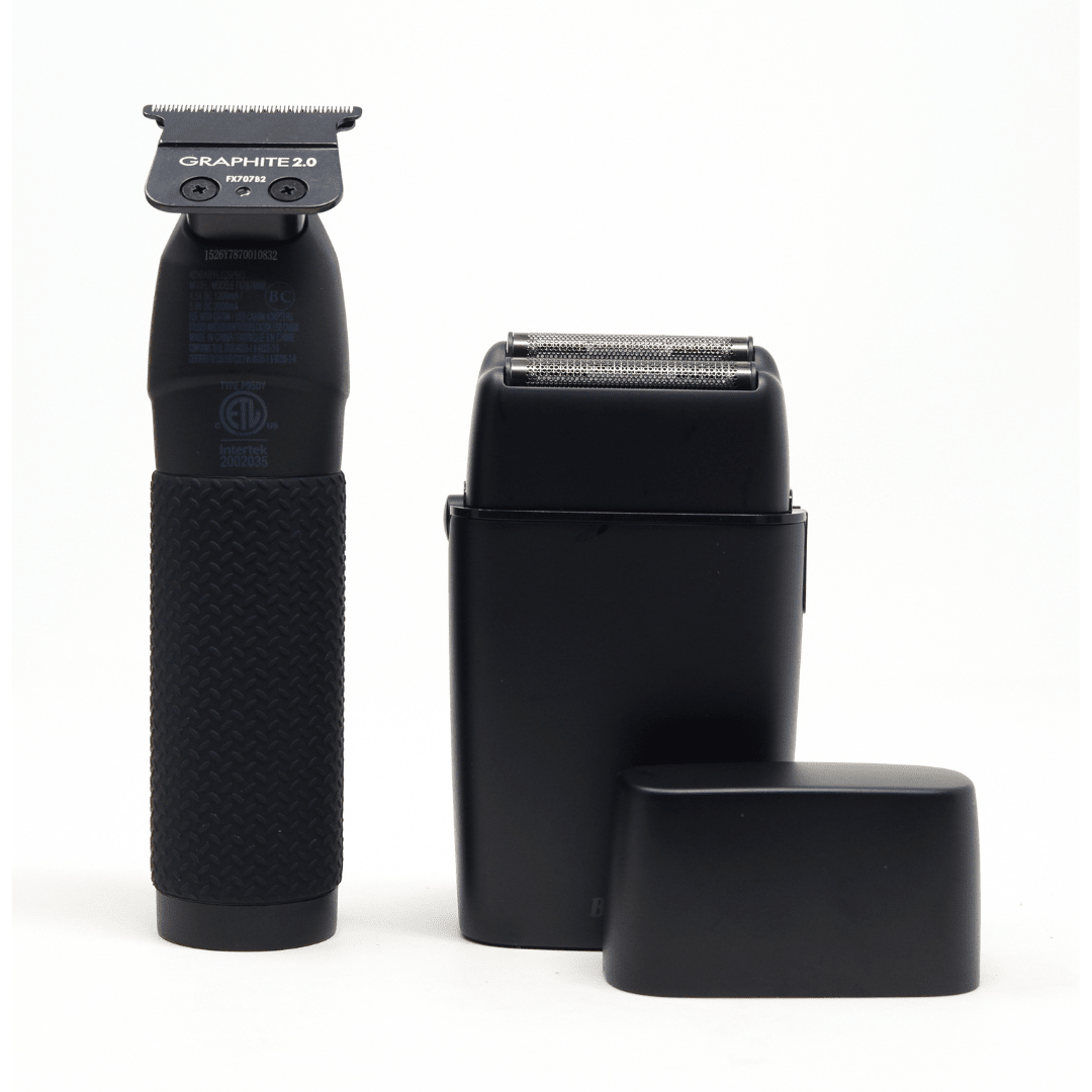 BabyLissPro_Matte Black Trimmer & Double Foil Shaver Set_Cosmetic World