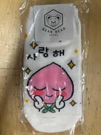 Thumbnail for Bear Bear_Cute Character Print Korean Ankle Socks_Cosmetic World
