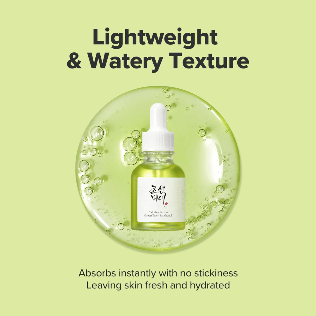 BEAUTY OF JOSEON_Calming Serum: Green Tea + Panthenol_Cosmetic World