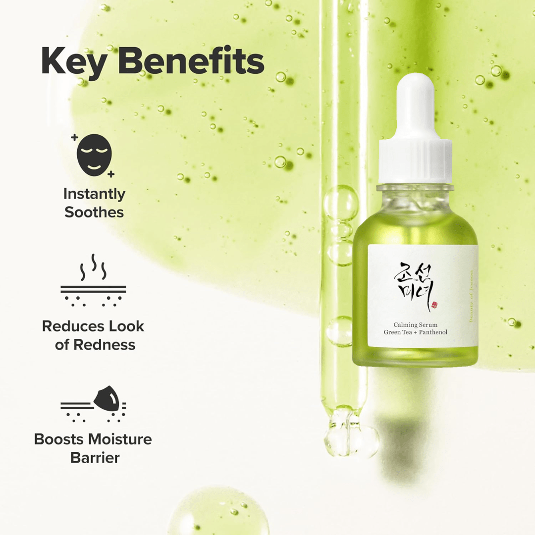 BEAUTY OF JOSEON_Calming Serum: Green Tea + Panthenol_Cosmetic World