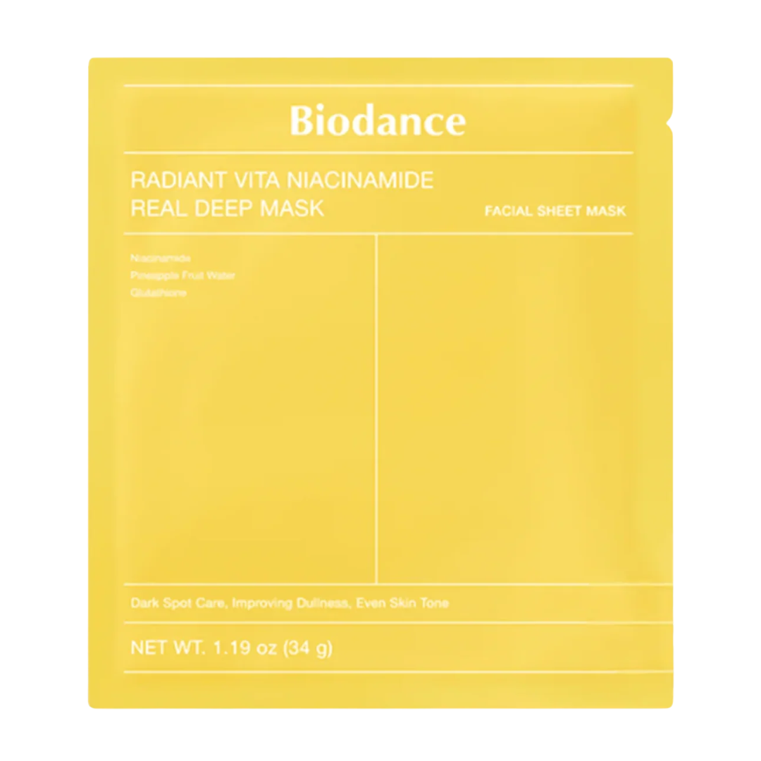 Biodance_Radiant Vita Niacinamide Real Deep Mask_Cosmetic World