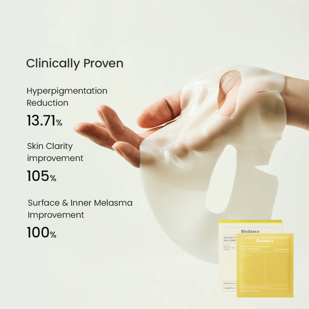 Biodance_Radiant Vita Niacinamide Real Deep Mask_Cosmetic World