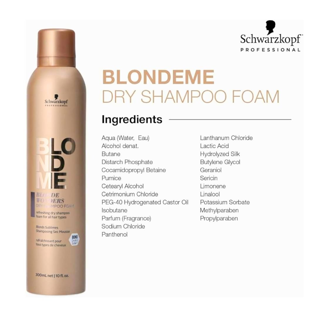 SCHWARZKOPF - BLONDME_BlondMe Blonde Wonders Dry Shampoo Foam 300ml / 10oz_Cosmetic World