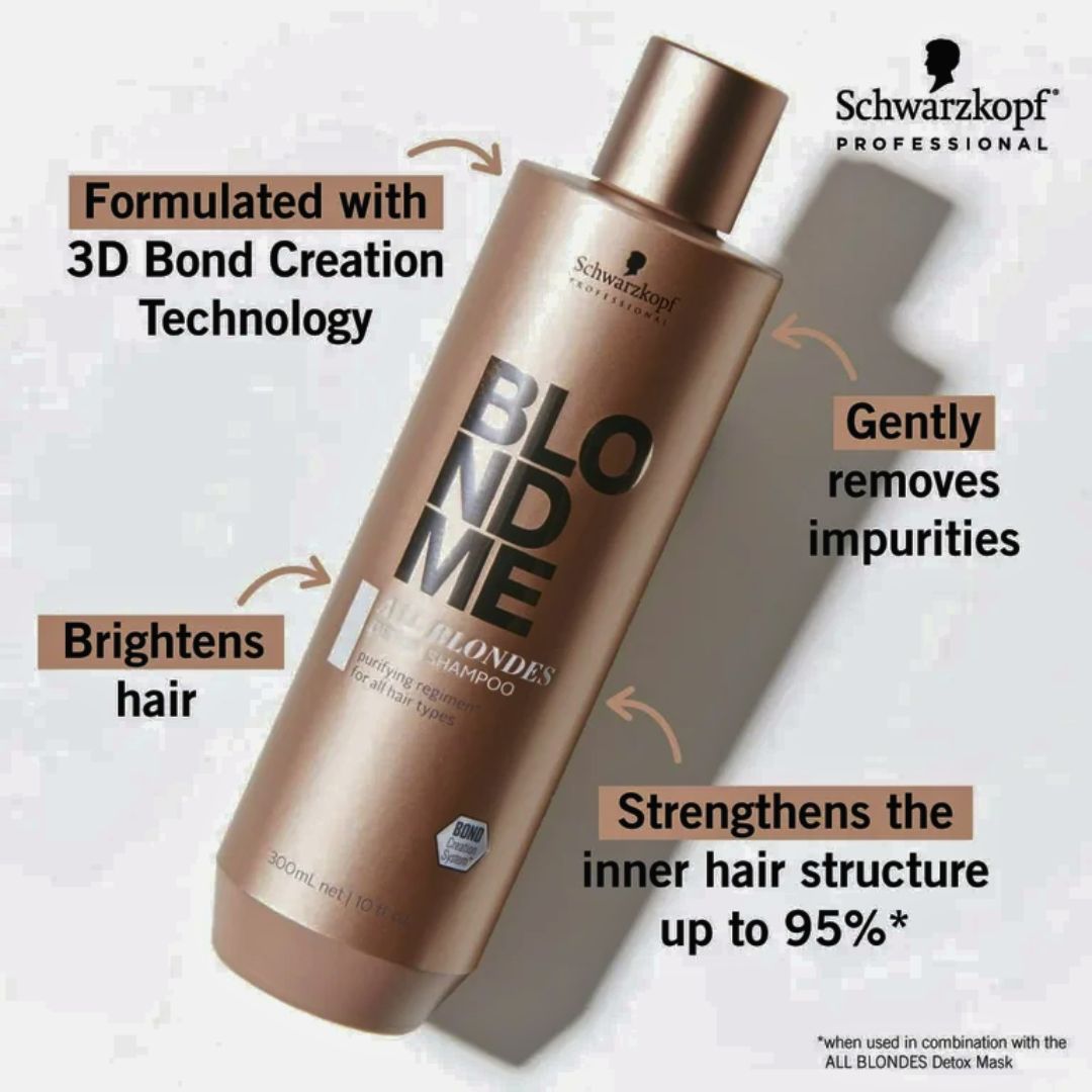 SCHWARZKOPF - BLONDME_BlondMe Detox Shampoo - All Blondes_Cosmetic World