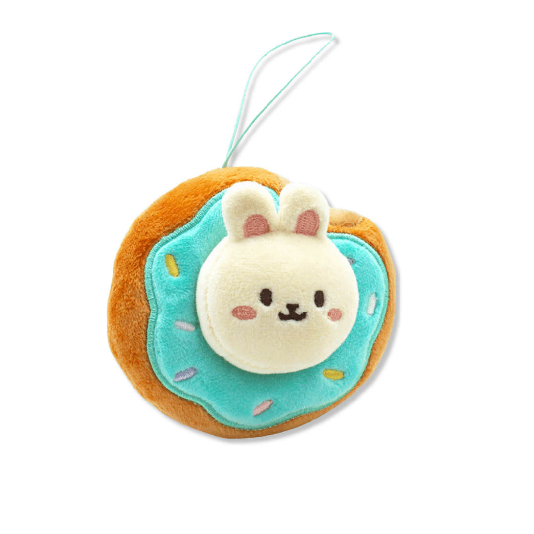 Anirollz_BunnyRoll Donut Plush Keychain_Cosmetic World