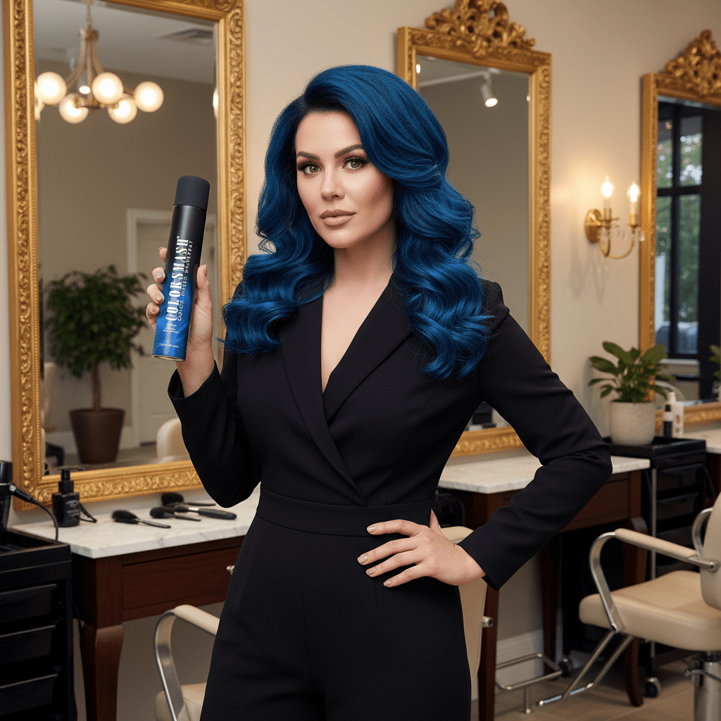 COLOR SMASH_Indigo Hairspray_Cosmetic World