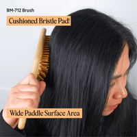 Thumbnail for Cosmetic World_Bamboo Paddle Brush BM - 712_Cosmetic World