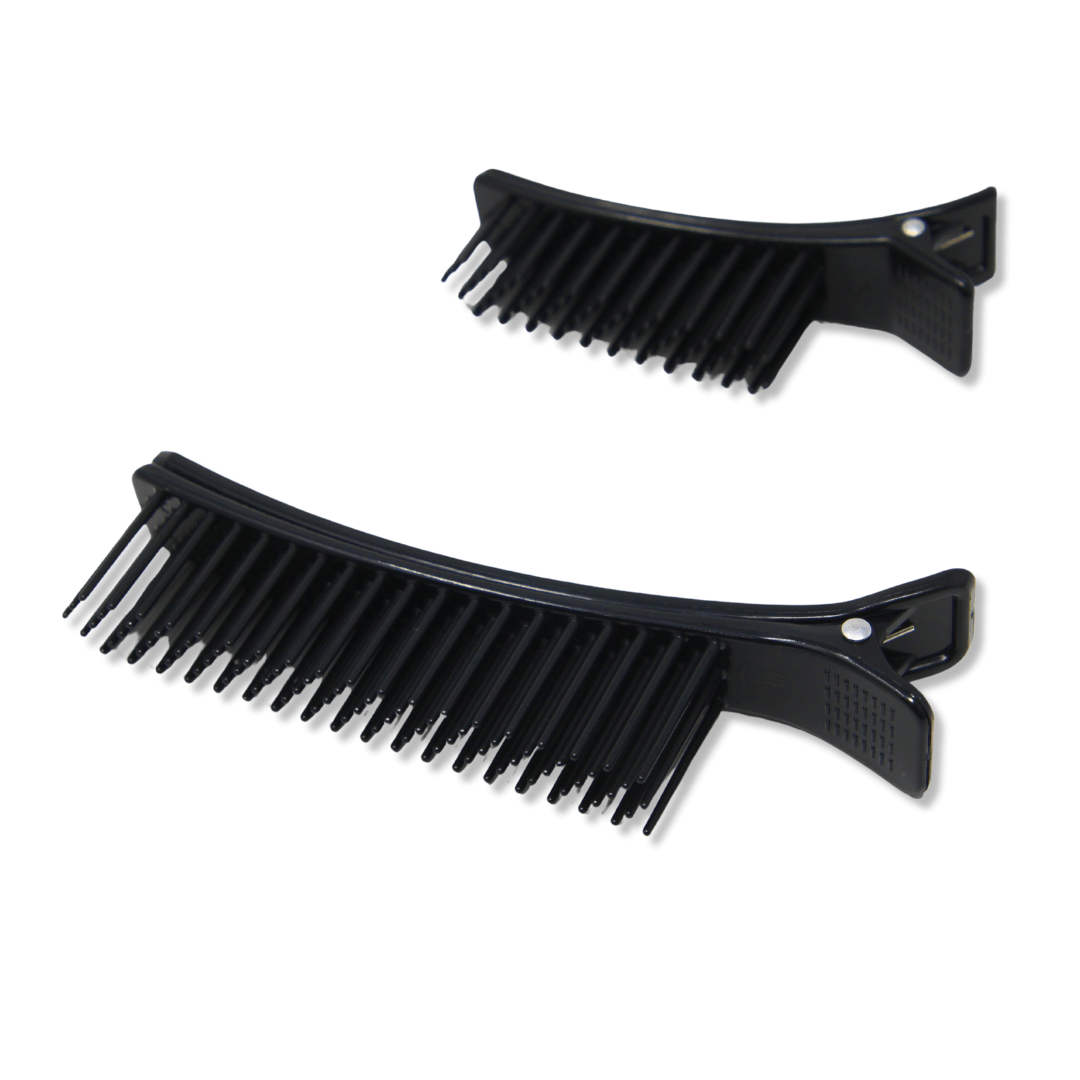 COSMETIC WORLD_Comb Clip Black (Pack of 2)_Cosmetic World
