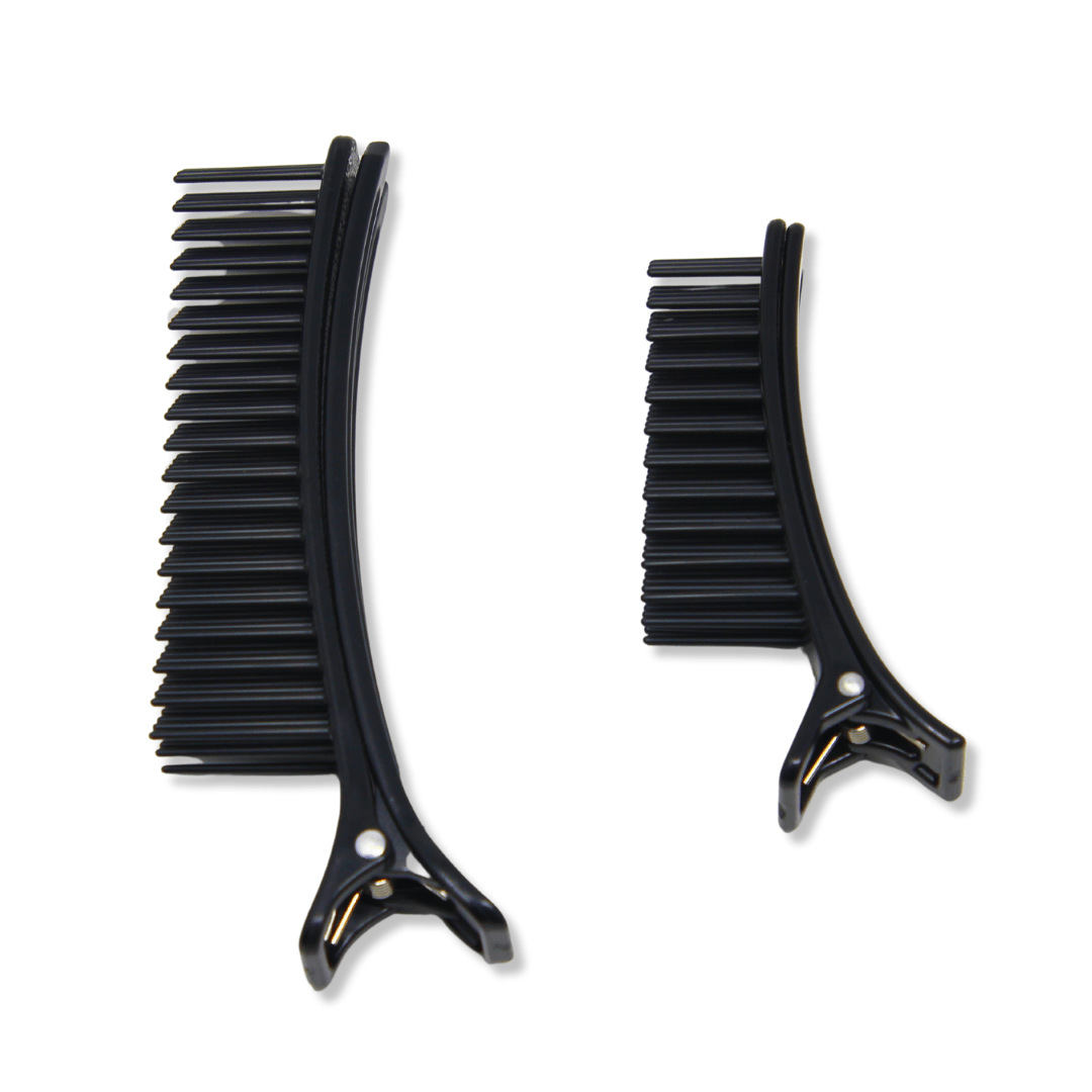 COSMETIC WORLD_Comb Clip Black (Pack of 2)_Cosmetic World