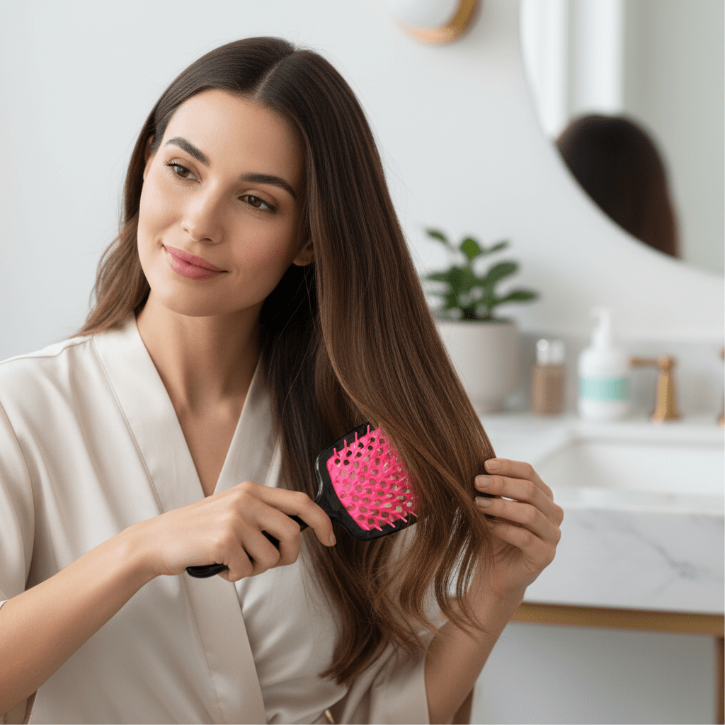 Cosmetic World_Detangling Vent Paddle Hair Brush_Cosmetic World