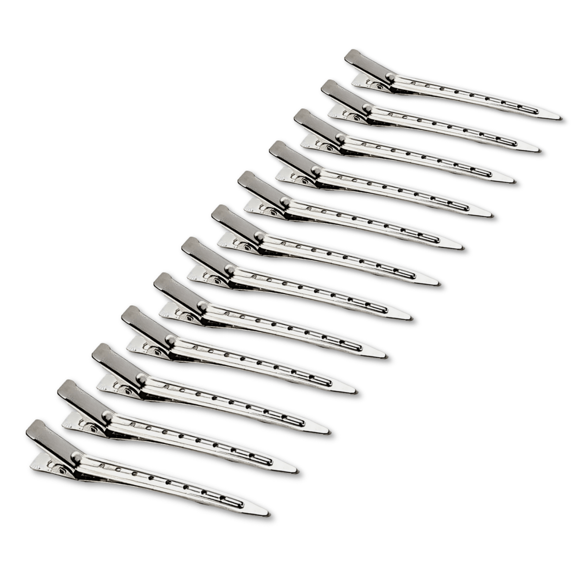 Cosmetic World_Duckbill Steel Hair Clips (12 Pieces)_Cosmetic World