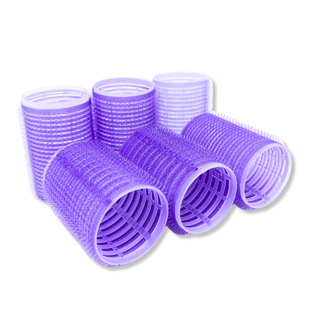 COSMETIC WORLD_Velcro Rollers (4.0*6.2 cm) - Pack of 6_Cosmetic World
