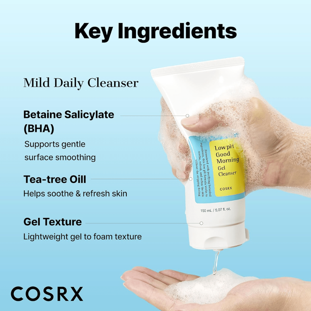 Cosrx_Low pH Good Morning Gel Cleanser_Cosmetic World