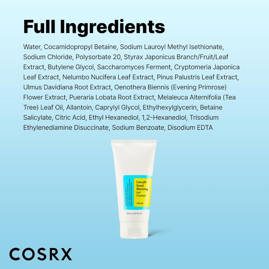 Cosrx_Low pH Good Morning Gel Cleanser_Cosmetic World