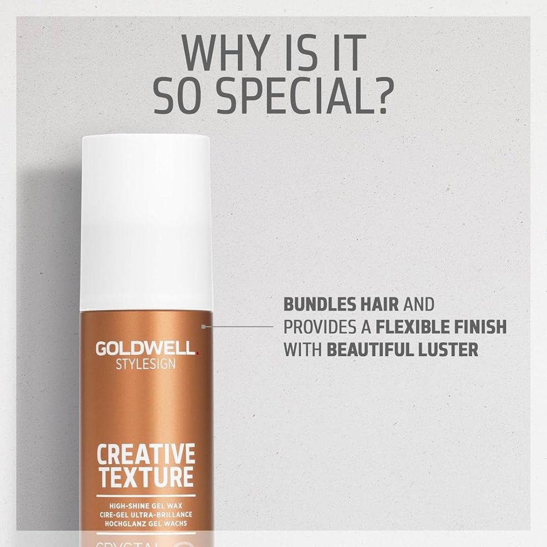 GOLDWELL_Creative Texture Crystal Turn 2 High - Shine Gel Wax_Cosmetic World