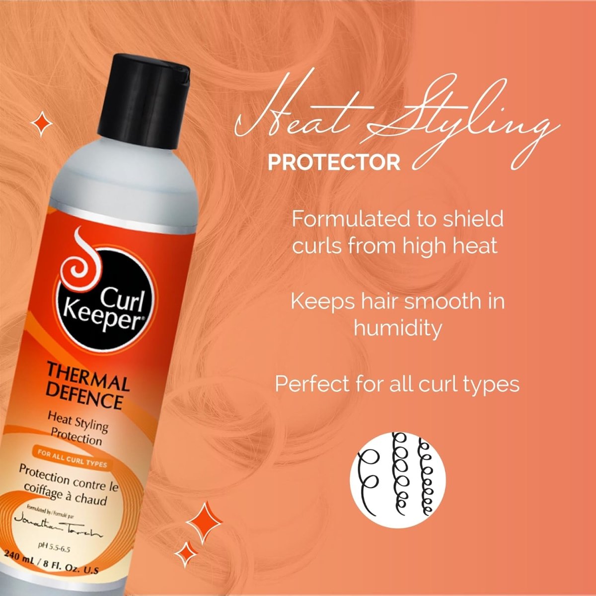 CURL KEEPER_Thermal Defence Heat Styling Protection Lotion_Cosmetic World
