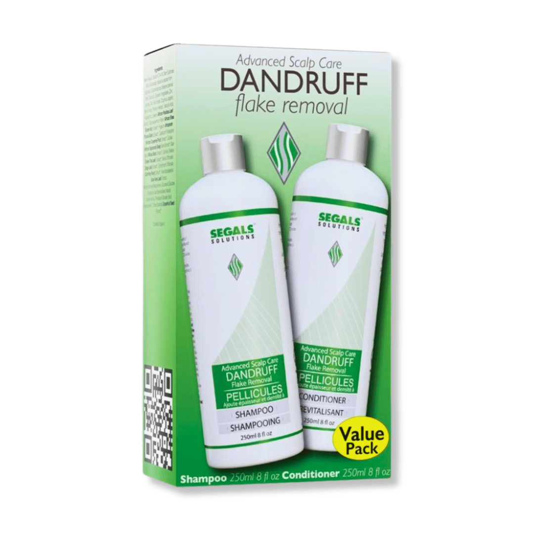 SEGALS SOLUTIONS_Dandruff Flake Removal Shampoo & Conditioner Set_Cosmetic World