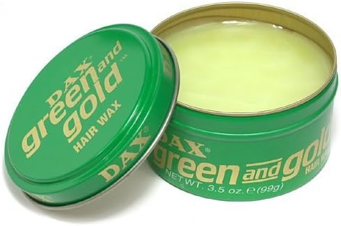 DAX_Green and Gold Hair Wax_Cosmetic World