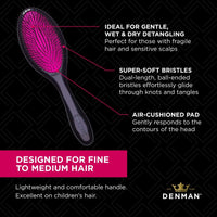 Thumbnail for DENMAN_Tagle Tamer Gentle Brush_Cosmetic World