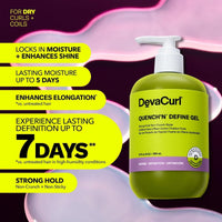 Thumbnail for DevaCurl_Quench'N Define Gel Strong Hold Non-Crunch Curl Styling Gel_Cosmetic World