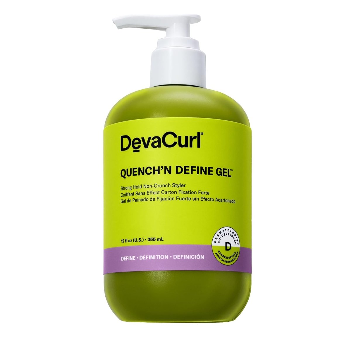 DevaCurl_Quench'N Define Gel Strong Hold Non-Crunch Curl Styling Gel_Cosmetic World