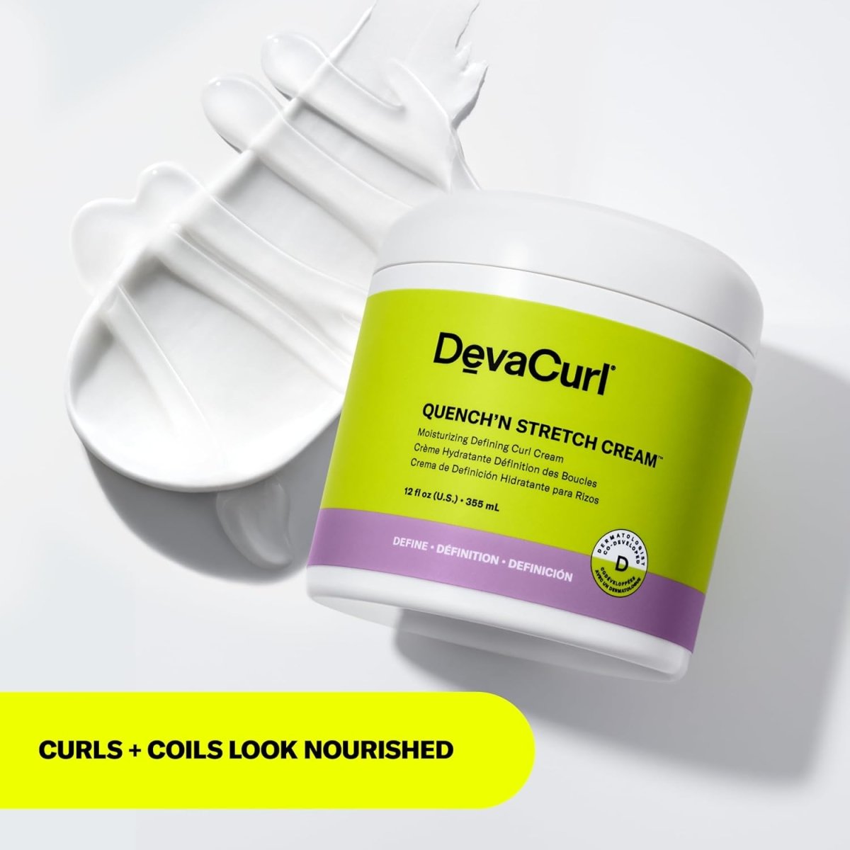 DevaCurl_Quench'N Stretch Cream Moisturizing Defining Curl Cream_Cosmetic World
