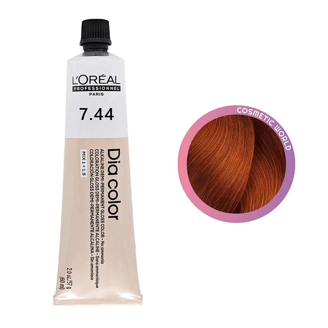 L'OREAL - DIA COLOR_Dia Color 7.44/7CC Blonde Copper Copper_Cosmetic World