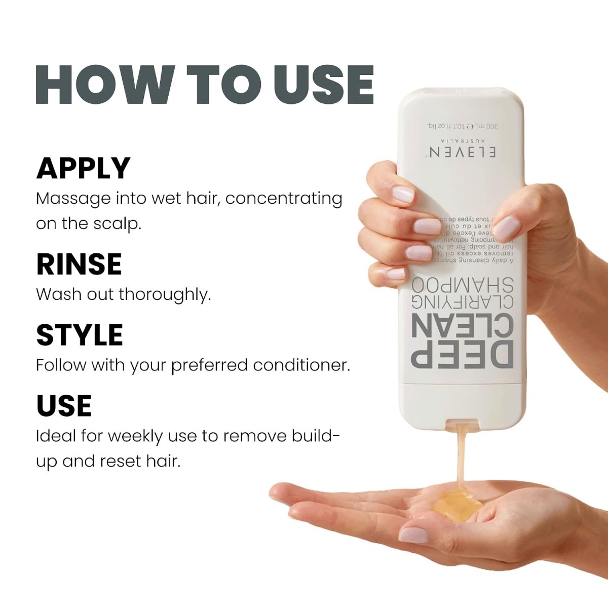 Eleven Australia_Deep Clean Shampoo_Cosmetic World