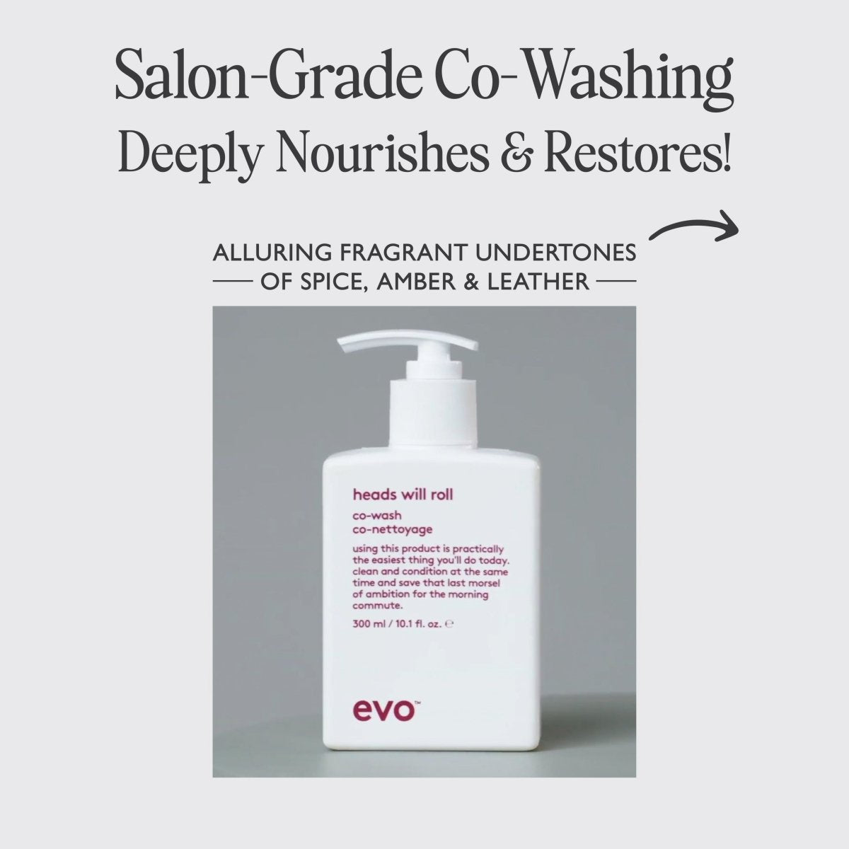 EVO_Heads will roll - Co - wash_Cosmetic World