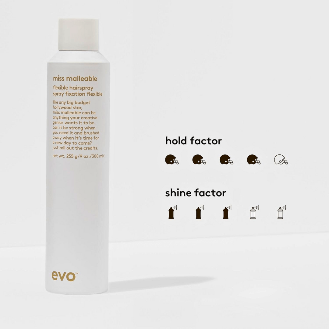 EVO_Miss Malleable Flexible Hairspray_Cosmetic World