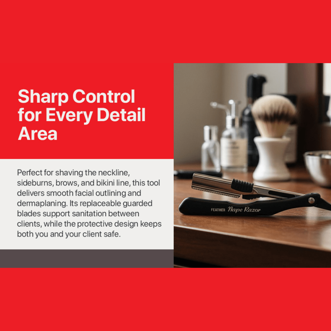 FEATHER_Nape & Body Razor Kit_Cosmetic World