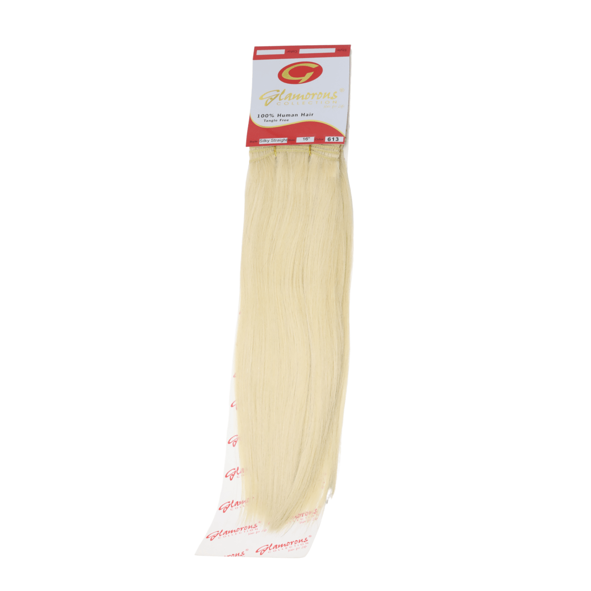 GLAMOROUS_16" Silky Straight Human Hair Extension_Cosmetic World