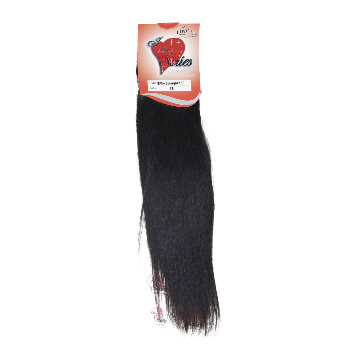 GLAMOROUS_16" Silky Straight Human Hair Extension_Cosmetic World