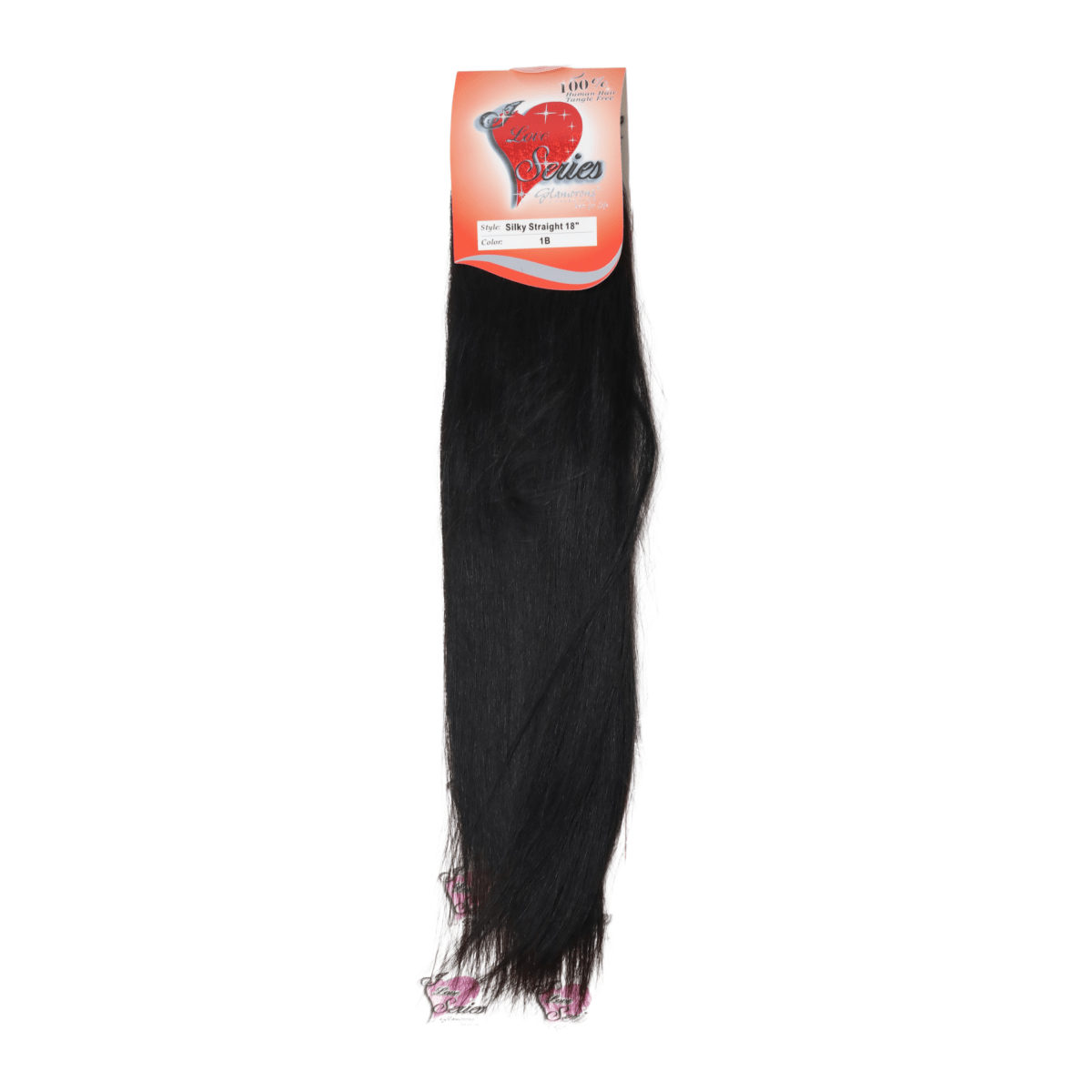 GLAMOROUS_18" Silky Straight Human Hair Extension_Cosmetic World