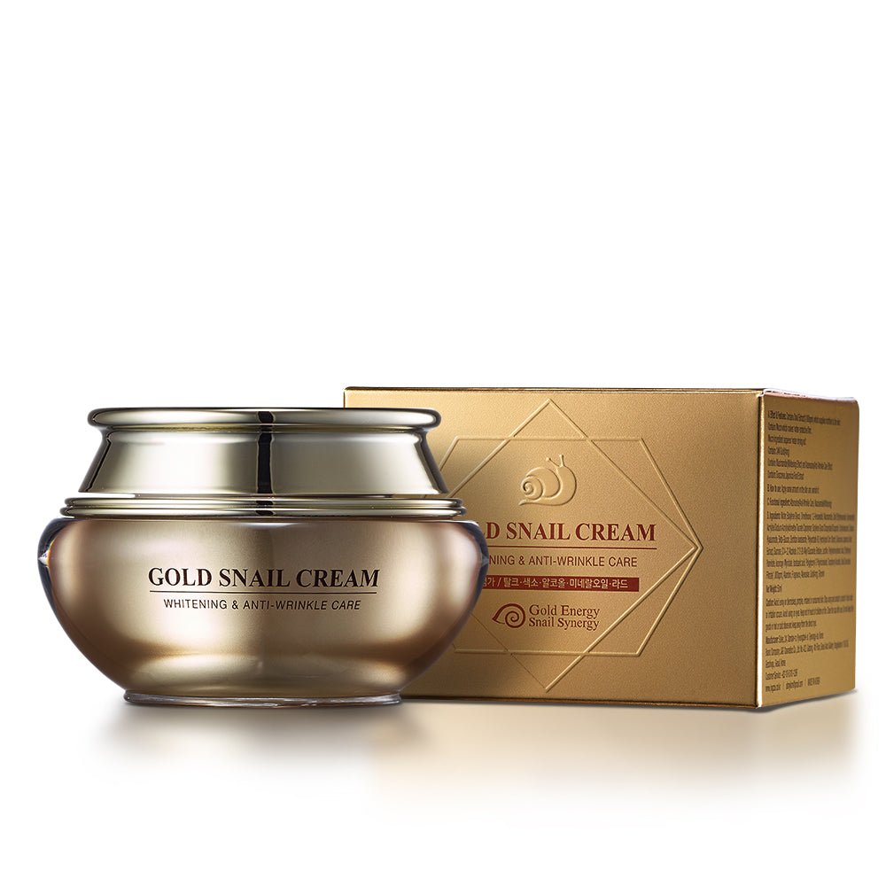 GOLD ENERGY SNAIL SYNERGY_Gold Snail Cream Whitening & Anti - wrinkle care_Cosmetic World