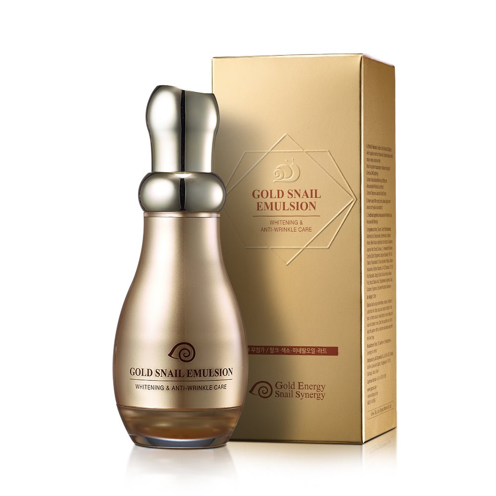 GOLD ENERGY SNAIL SYNERGY_Gold Snail Emulsion Whitening & Anti - Wrinkle Care_Cosmetic World