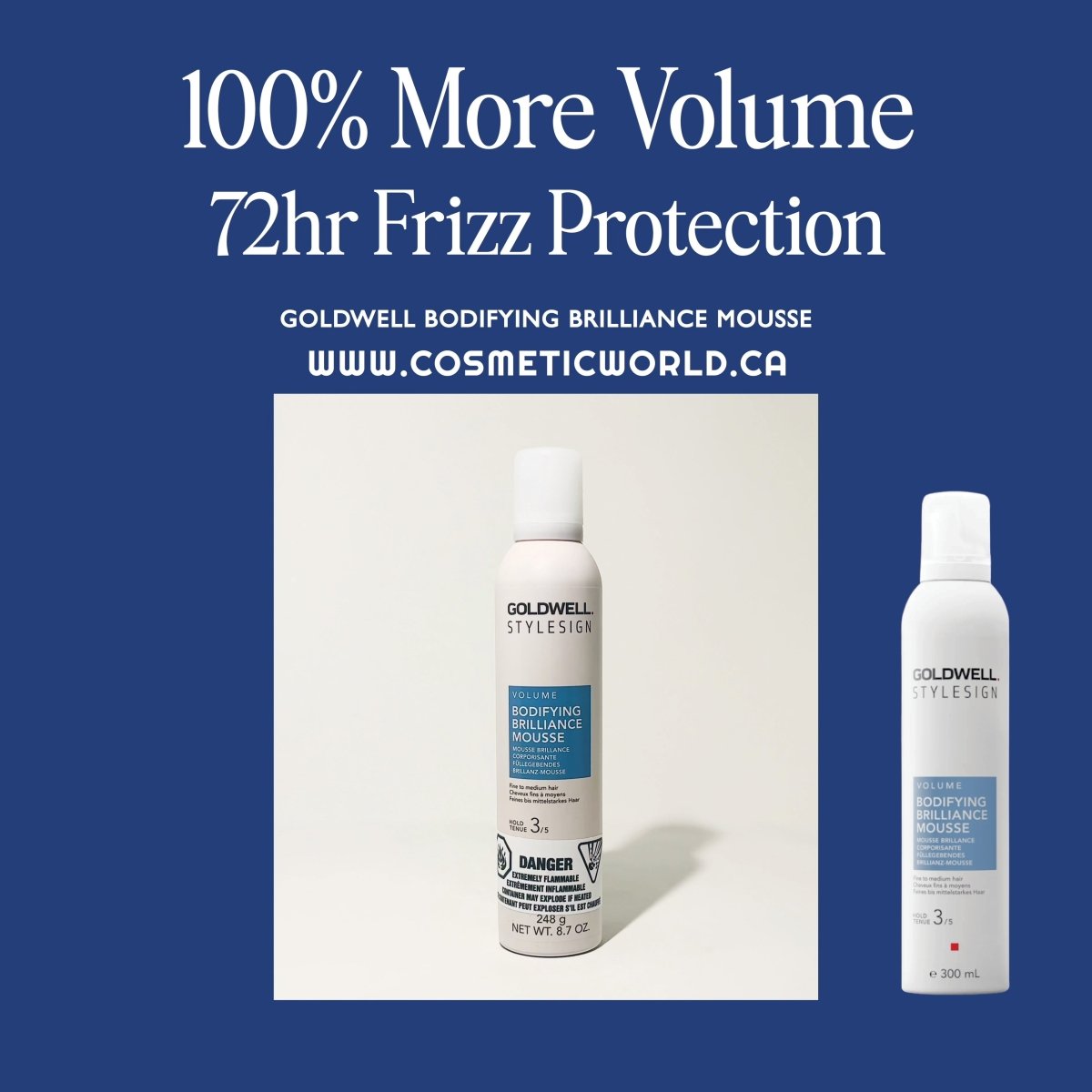 GOLDWELL_Bodifying Brilliance Mousse_Cosmetic World