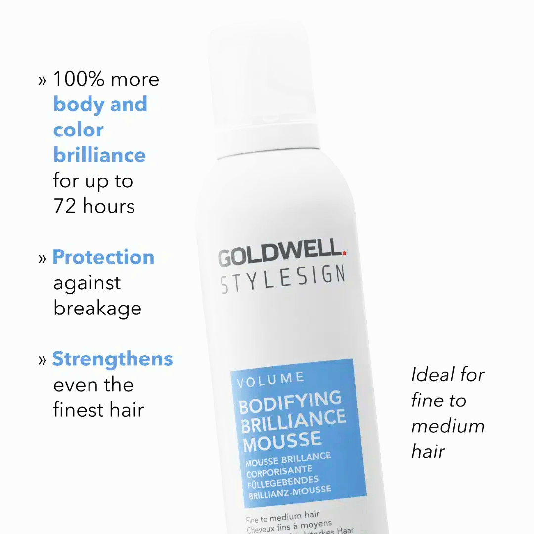 GOLDWELL_Bodifying Brilliance Mousse_Cosmetic World
