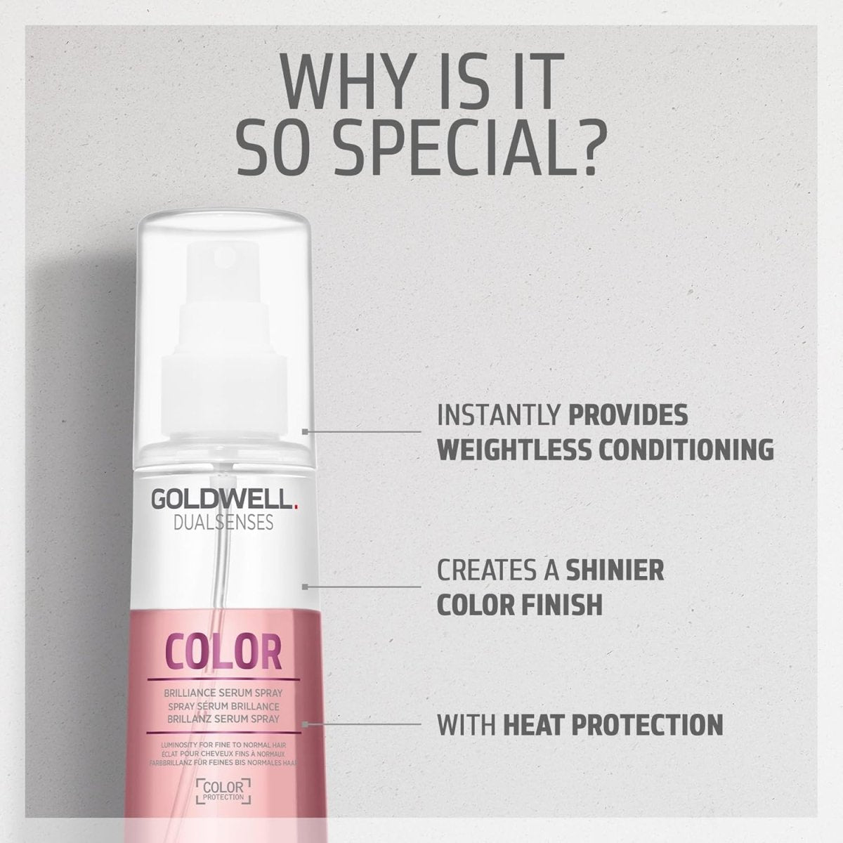 GOLDWELL - DUALSENSES_Color Brilliance Serum Spray_Cosmetic World