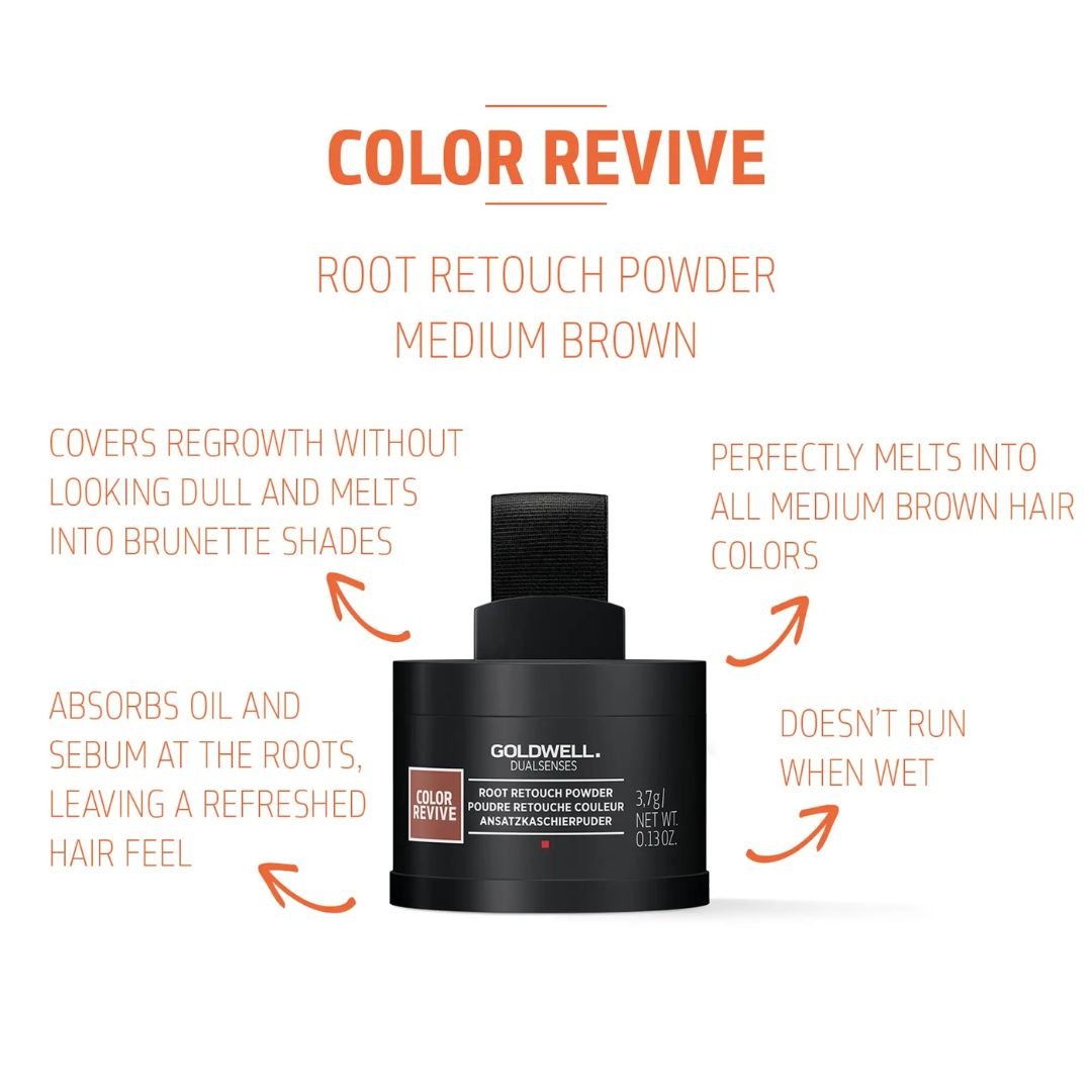 Topical Root Color Powder Form GOLDWELL - DUALSENSES Color Revive Root Retouch Powder – Cosmetic World