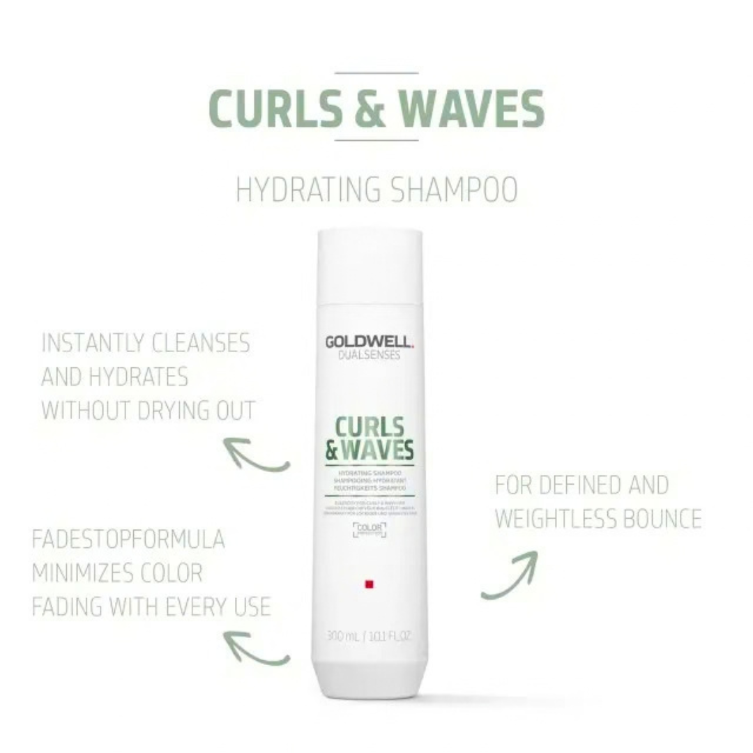 Увлажняющий шампунь Dualsenses Curls & Waves