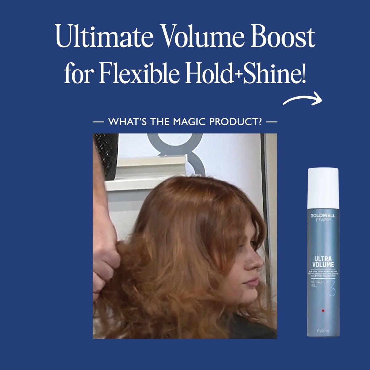 GOLDWELL_Naturally Full 3 Blow - Dry & Finish Bodifying Spray_Cosmetic World