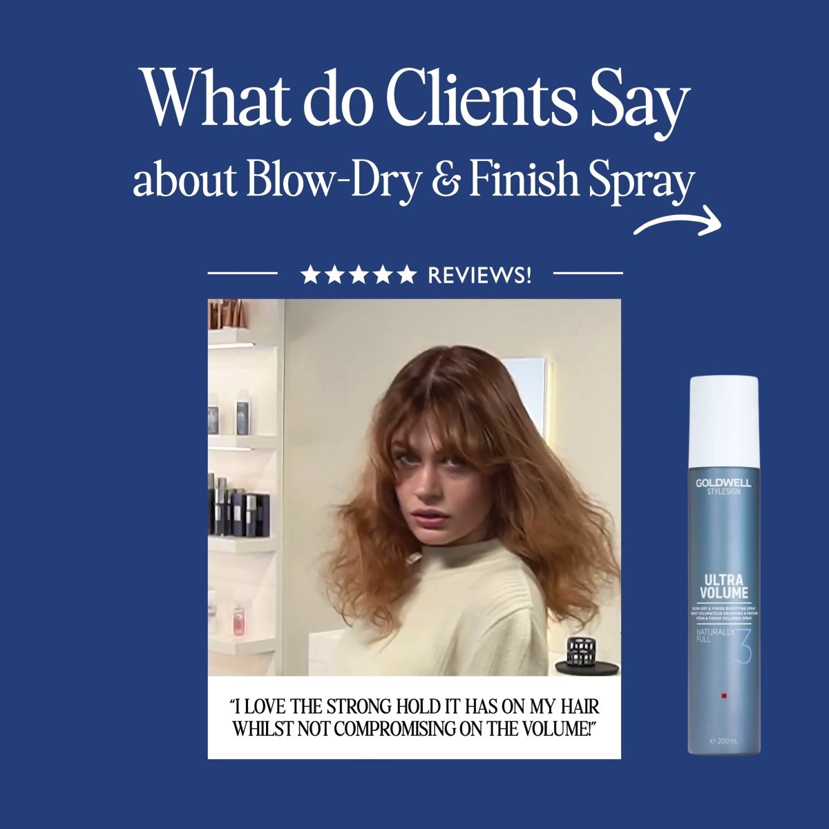 GOLDWELL_Naturally Full 3 Blow - Dry & Finish Bodifying Spray_Cosmetic World